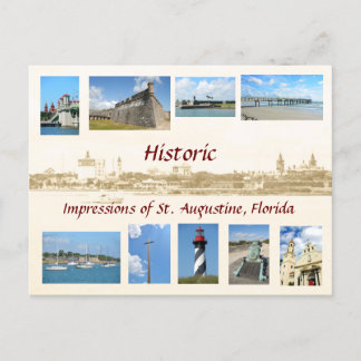 Historisk påverkan av St Augustine, Florida Vykort