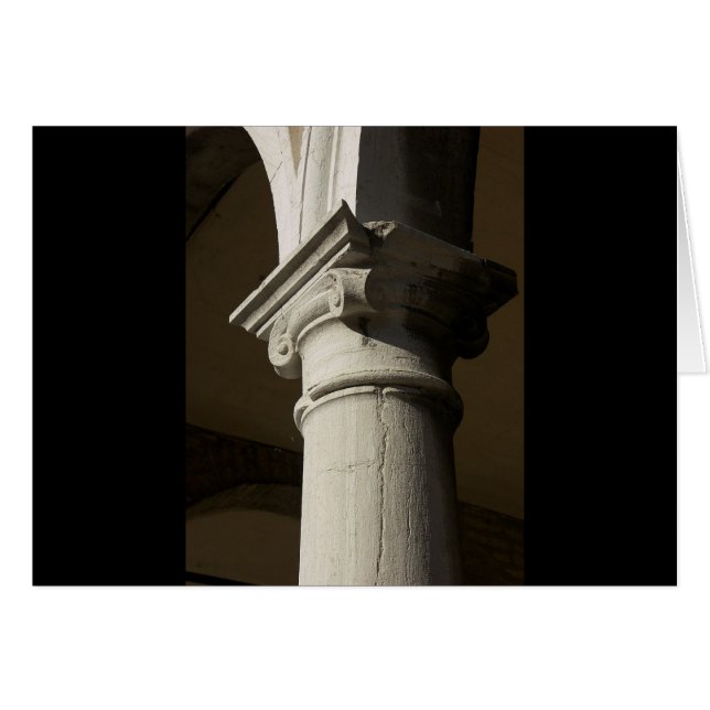 Historisk pelare hälsningskort (Framsidan Horizontal)