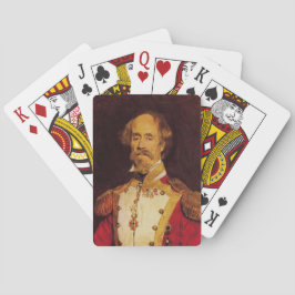 Historisk porträtt av en spansk general casinokort