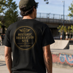 Historisk Rekreationsplats Arkivjournal T-Shirt