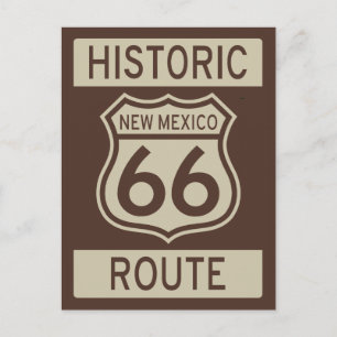 Historisk rutt 66 New mexico Vykort