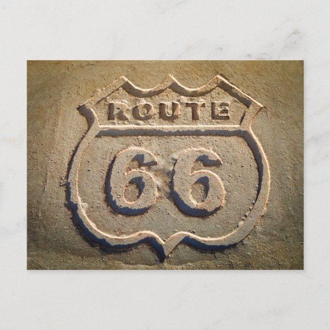Historisk rutt 66 undertecknar, Arizona Vykort (Framsida)