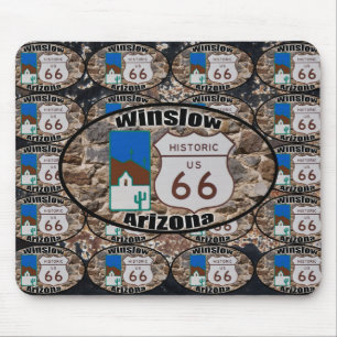 Historisk rutt 66 - Winslow, Arizona Musmatta
