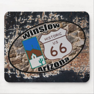 Historisk rutt 66 - Winslow, Arizona Musmatta