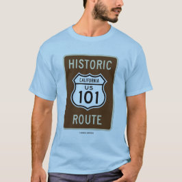 Historisk rutt för US 101 (transport T-shirt