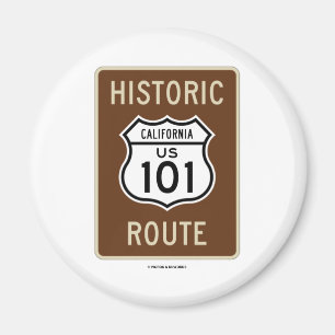 Historisk rutt US 101 Kalifornien (underteckna), Magnet