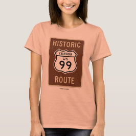Historisk ruttUS-huvudväg 99 (Kalifornien) Tee