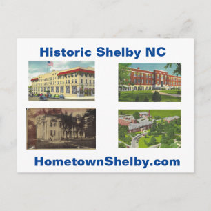 Historisk Shelby NC vykort