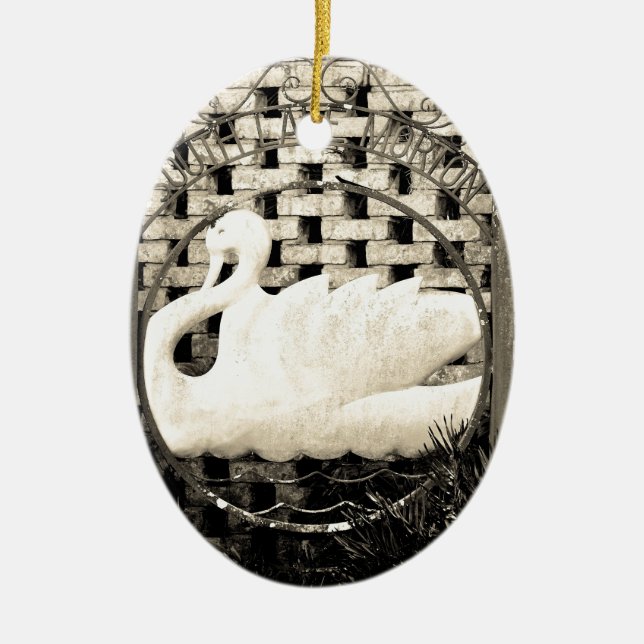 Historisk sjö Morton Julgransprydnad Keramik (Framsidan)