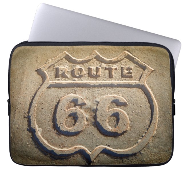 Historisk skylt för Route 66, Arizona Laptop Fodral (Framsidan)