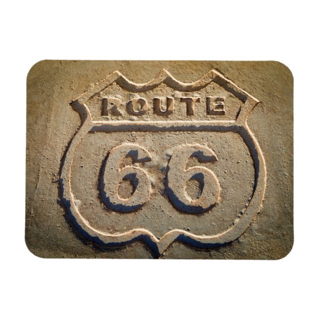 Historisk skylt för Route 66, Arizona Magnet (Horisontell)