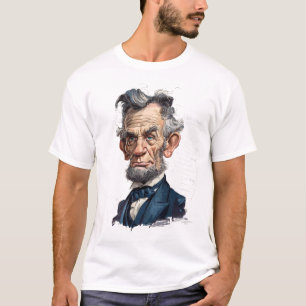 Historisk statsman karikatyr — 1800-talet  t shirt