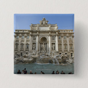 Historisk Trevi-fontän i Rome, italien Knapp