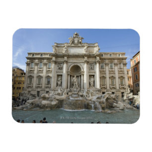 Historisk Trevi-fontän i Rome, italien Magnet
