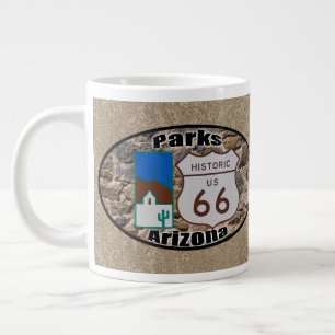 Historisk väg 66 ~ Parker, Arizona Jumbo Mugg