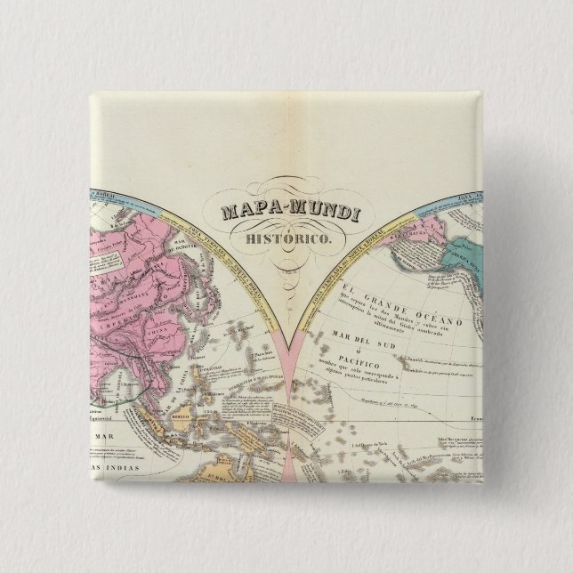 Historisk världskarta 3 knapp (Framsida)