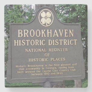 Historiska Brookhaven, Atlanta marmorunderlägg Underlägg Sten
