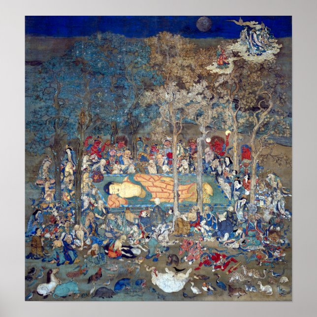 Historiska Buddhas död Poster (Framsidan)