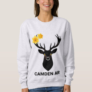Historiska Camden Daffodil Festival - Svart hjort T Shirt