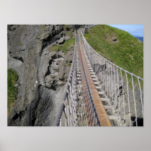 Historiska Carrick-a-rede repbron, norra Poster