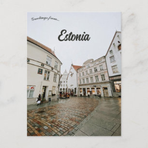 Historiska centrum Gamla stan i Tallinn Estland Vykort