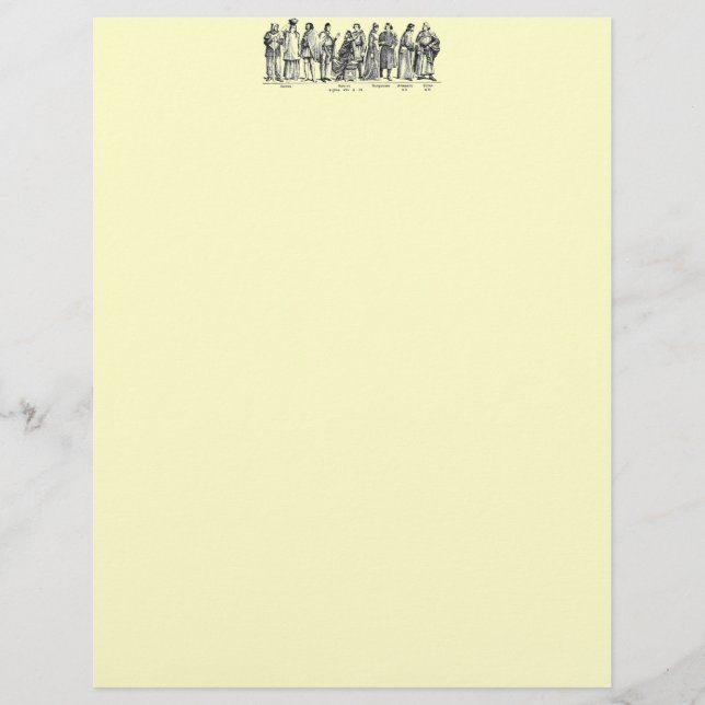 Historiska Costumes Letterhead (Framsida)