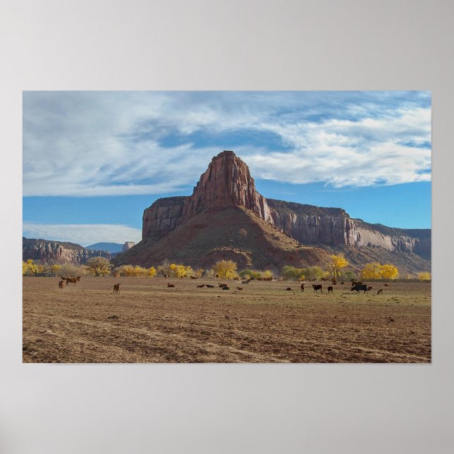Historiska Dugout Ranch, Utah Poster (Framsidan)