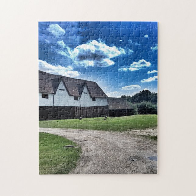 Historiska engelska landsbygden pussel (Vertikal)