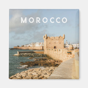 Historiska Essaouira, Marocko autentisk resebild Magnet