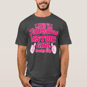 Historiska flickor t shirt