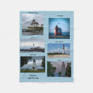 Historiska fyrar fleecefilt