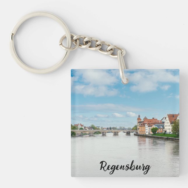 Historiska Gamla Stan i Regensburg, Tyskland (Framsidan)