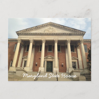 Historiska i stadens centrum Annapolis Maryland Vykort