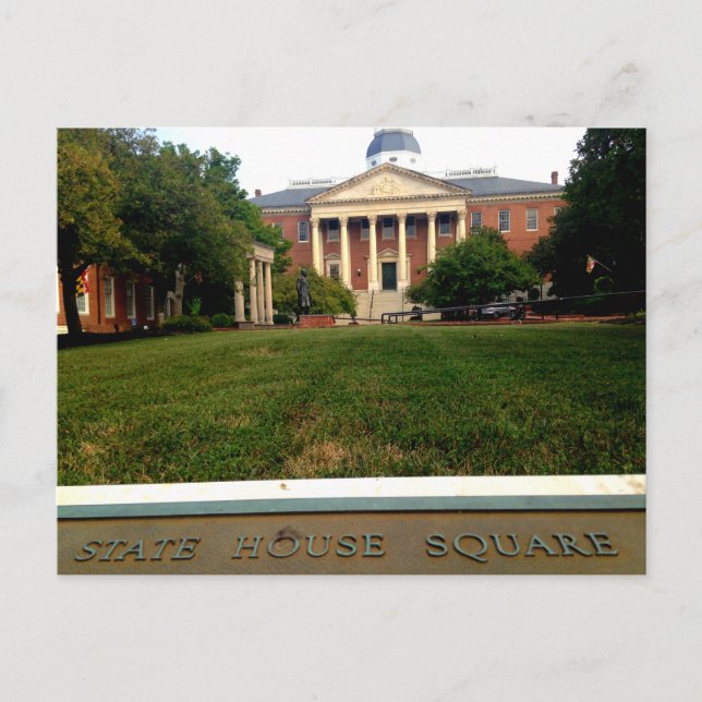 Historiska i stadens centrum Annapolis Maryland Vykort (Framsida)