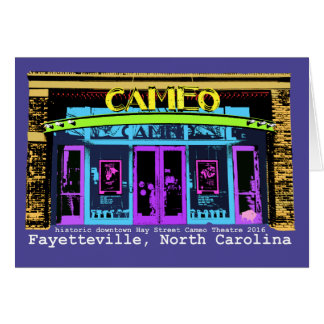 Historiska i stadens centrum Fayetteville NC Hälsningskort