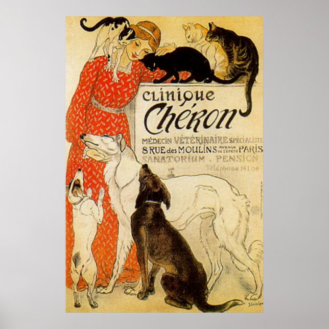 Historiska konst Poster och kanvass - Veternarian (Framsidan)