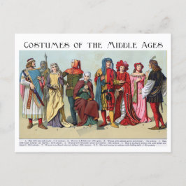 Historiska kostymer för Mitten Vykort