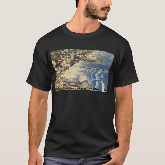 Historiska Long Beach | Kalifornienkusten T Shirt (Framsida)