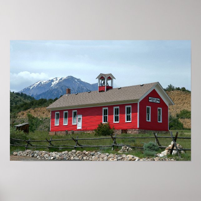 Historiska Maysville School, Colorado Poster (Framsidan)