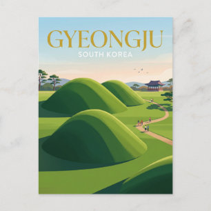 Historiska områden i Gyeongju Sydkorea Vykort
