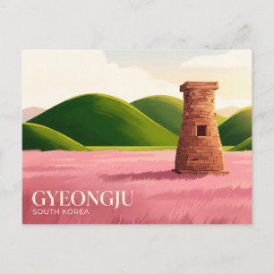 Historiska områden i Gyeongju Sydkorea Vykort