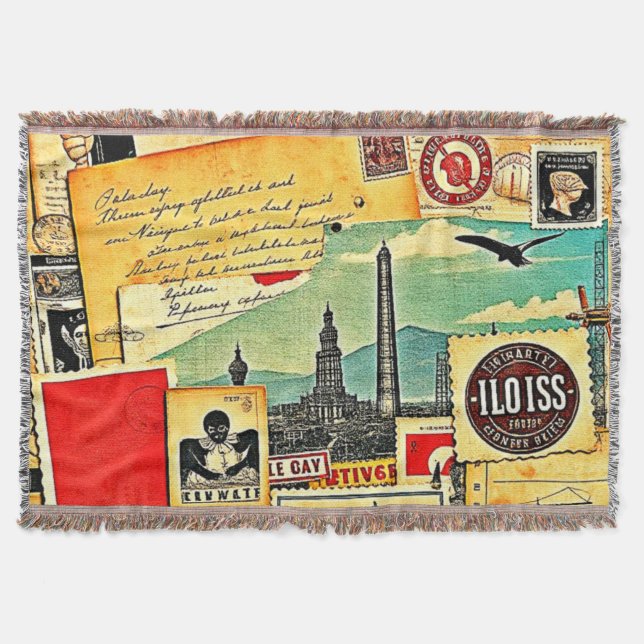 Historiska postresor filt (Framsidan)