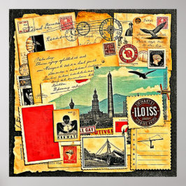 Historiska postresor poster