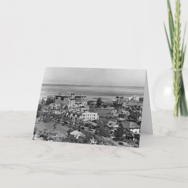 Historiska Sarasota, Florida tom kort (Framsida)