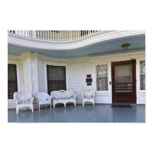 Historiska Seelye Mansion Abilene, Kansas, Veranda