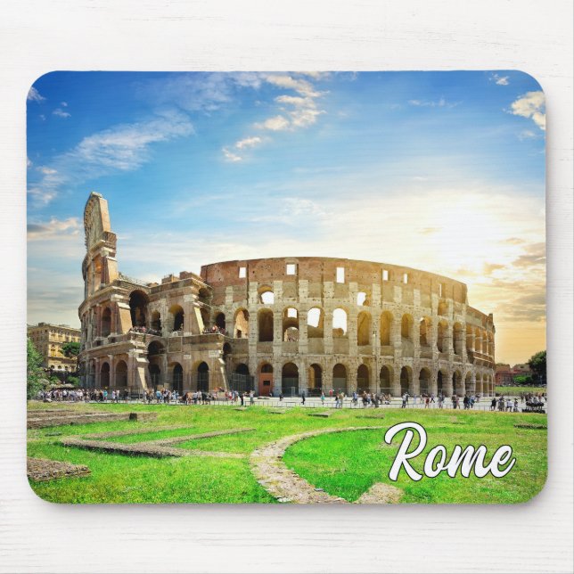 Historiska staden Rom, Italien Musmatta (Framsidan)