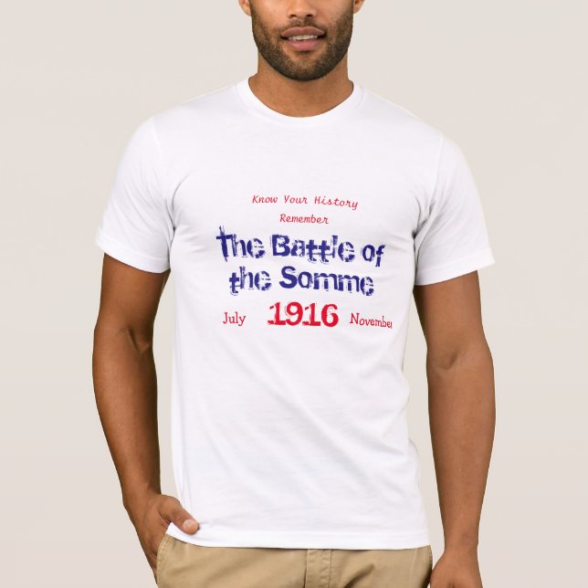 historiska T-tröja om händelser och folk T Shirt (Framsida)