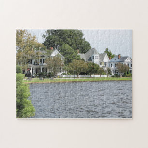 Historiska vattenfronter, Edenton NC Puzzle Pussel