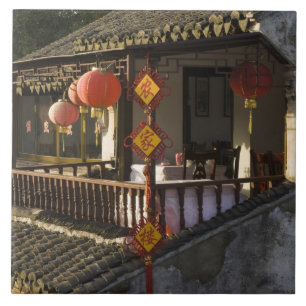 Historiska Zhouzhuang vattenby, Zhouzhuang, Kakelplatta
