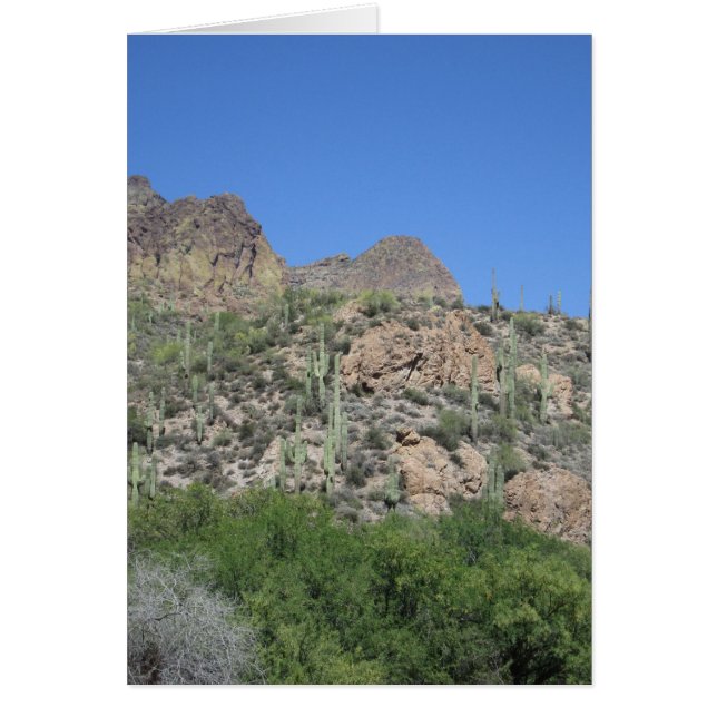 Historiskt Apache-spår Hälsningskort (Framsidan)